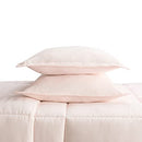 SERTA SIMPLY 2-PIECE CLEAN ANTIMICROBIAL COMFORTER SET TWIN XL - BLUSH PINK - Brand New