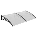 VINGLI WINDOW AWNING DOOR CANOPY EXTERIOR POLYCARBONATE COVER - BLACK - Like New