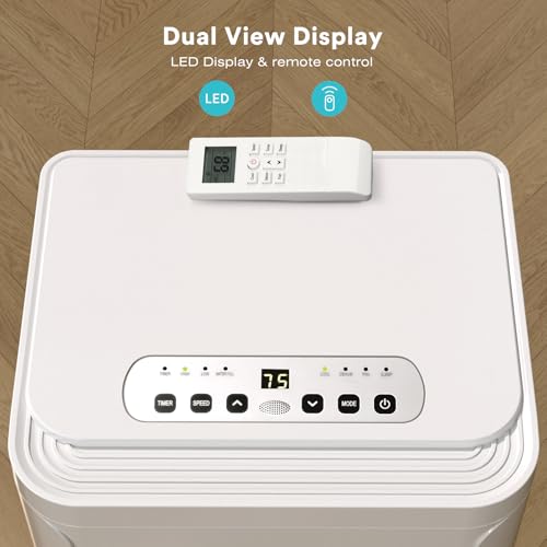 ELECTACTIC PORTABLE AIR CONDITIONER FAN DEHUMIDIFIER MODE NPLB2-05C/X1E - WHITE - Like New