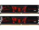 G.SKILL AEGIS SERIES DDR4 RAM 32GB (2X16GB) 2666MT/S CL19-19-19-43 - BLACK - Like New