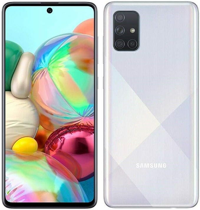 Samsung Galaxy A71 SM-A715F 128 LTE Unlocked International - Prism Crush Silver Like New