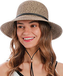 88-BB005 SIMPLICITY WOMEN'S UPF 50+ SUN HAT, BROWN COFFEE, OS - Scratch & Dent