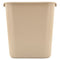 RUBBERMAID RESIN WASTEBASKET/TRASH CAN 7-GALLON/28-QUART FOR - Scratch & Dent