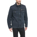 LEVI'S MENS WASHED COTTON MILITARY JACKET - SIZE M - NAVY - Brand New