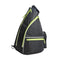 KOWAKU PICKLEBALL BAG WOMEN MEN TENNIS SHOULDER BAG SIZE - BLACK/GREEN - Like New