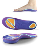 QB SHOE CUSHIONS INSERTS FOR SOLVING HEEL PAIN, SIZE S: WOMEN 7.5-8.5, PURPLE - Like New