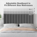 GARVEE GRAY FULL WOOD UPHOLSTERED BED - Like New