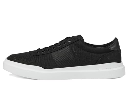 C38536 Men's Grandpro Rally Canvas Ii Sneaker Black/Optic White Size 13 - Like New