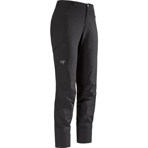 ARC'TERYX GAMMA LIGHTWEIGHT PANT WOMEN'S, SOFTSHELL PANT SIZE 4 REGULAR - BLACK - Brand New