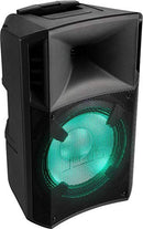 ION Audio POWERGLOW 10" 200W 2-Way PA Bluetooth Speaker B08JPRKLMF - Black - Brand New