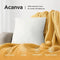 ACANVA 26X26 INCH, 2 COUNT, DECORATIVE THROW PILLOW INSERTS, SQUARE TOP, WHITE - Like New