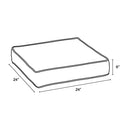 Arden Selections ProFoam Essentials Outdoor Deep Seat Cushion Cover 24 x 24 - Brand New