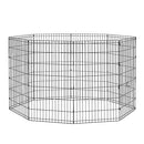 NEW WORLD PET PRODUCTS DOG EXERCISE PEN & PLAYPEN 24" W X 42" H NO DOOR BLACK - Like New