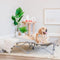 CARLSON THE POTABLE PUP PET BED FOR HOME OR ON THE GO 47" BY 47" - GRAY - Like New