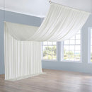 NSSONBEN Backdrop Curtain 10ft×20ft Ivory Ceiling Drapes Parties B0DGSCMCGH - Brand New