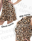 FKEEP Women's Tennis Golf Dresses Zipper V-Neck Sport Golden Leopard Small - Brand New