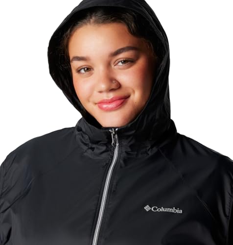2086701 COLUMBIA WOMEN'S SWITCHBACK II LINED LONG JACKET BLACK SIZE S - Brand New