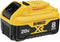 DEWALT 20V MAX XR Battery 8.0-Ah DCB208 - Yellow - Like New