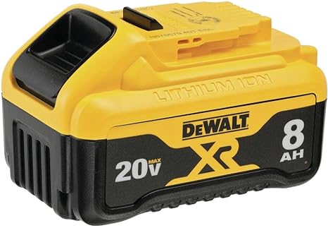 DEWALT 20V MAX XR Battery 8.0-Ah DCB208 - Yellow - Like New