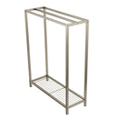 KINGSTON BRASS SCC8358 EDENSCAPE FREESTANDING TOWEL-RACK - BRUSHED NICKEL - Like New