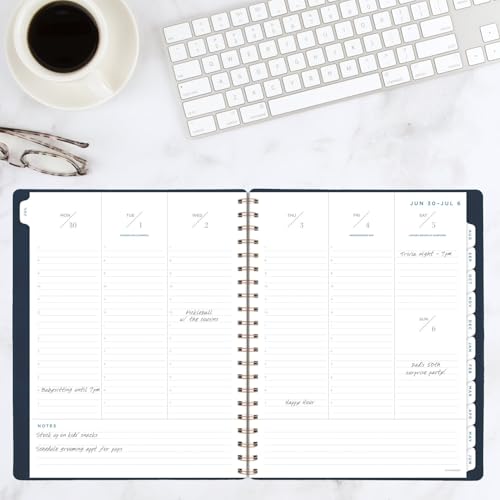 AT-A-GLANCE Planner 2025-2026 Academic, Weekly & Monthly, 8-1/2" x 11", Large - Like New