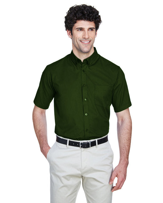 88194 CORE365 Men's Optimum Short-Sleeve Twill Shirt New
