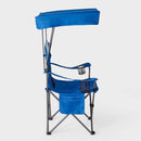 EMBARK™ MESH CANOPY CAMP CHAIR PORTABLE OUTDOOR SEAT UV PROTECTION - BLUE - Like New