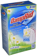 DAMPRID FG83K 14-OUNCE HANGING MOISTURE ABSORBER FRESH SCENT 3-PACK MULTICOLOR - Brand New
