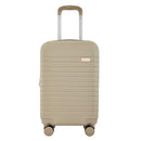 KENSIE GRACEFUL HARDSIDE CARRY-ON LUGGAGE 22-INCH LIGHT TAUPE KN-91220-X2-900 - Brand New