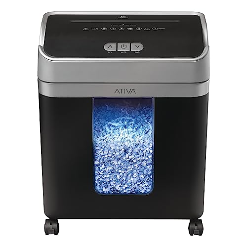 ATIVA 10 SHEET MICRO-CUT SHREDDER A10MC19 - BLACK - Like New