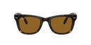 RAY-BAN RB4105 FOLDING WAYFARER SQUARE SUNGLASSES SIZE: 54-20 B15 BROWN LENSES - Like New