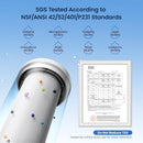 GLACIER FRESH 0.01ΜM ULTRA FILTRATION UNDER SINK WATER FILTER FAUCET - WHITE - Like New