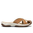 1032225 KEEN WOMEN'S BALI SLIP ON LEATHER SANDALS CLOSED TOE CHIPMUNK/BIRCH 10 - Brand New