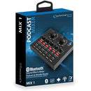 TECHNICAL PRO MIX 1 PODCAST DJ HOST SOUND EFFECT MIXER - BLACK - Like New