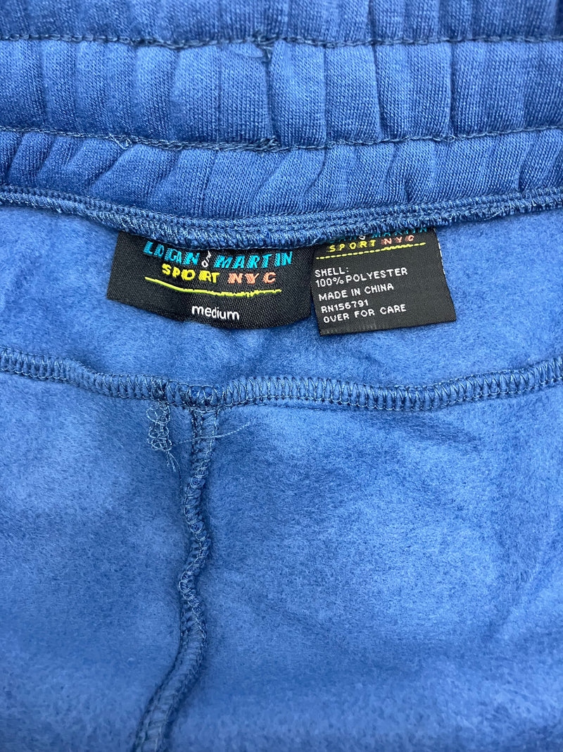 LOGAN AND MARTIN SPORT NYC JOGGER PANTS TWO POCKET - SIZE: MEN M - BLUE HEATHER - Brand New