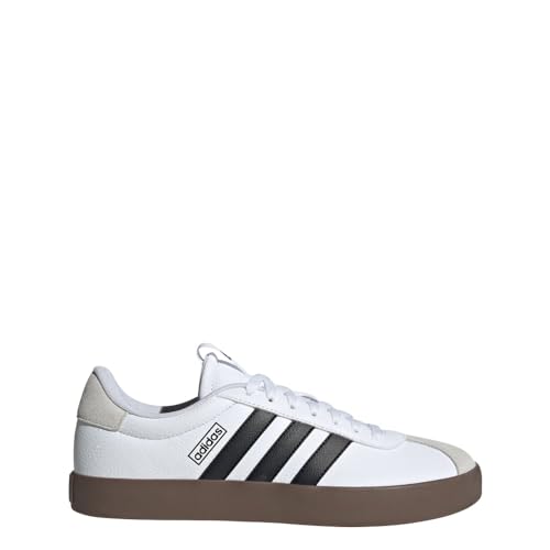 adidas Men's Vl Court 3.0 Sneaker White/Black/Grey Size 10.5 - Brand New