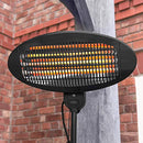 HARRIER 2-in-1 Electric Patio Heater (Single Heater without Cover) - Black - Like New