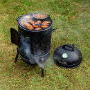 CHARBROIL CHAR-BROIL BULLET CHARCOAL SMOKER 16" - 18202075, BLACK - Like New