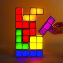 AVEKI TANGRAM STACKABLE NIGHT LIGHT AVEKI LED 7 COLORS C2501 - MULTICOLOR - Like New