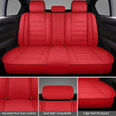 SPEED TREND Car Seat Covers PU Leather ST-001 Full Set, RED - Brand New