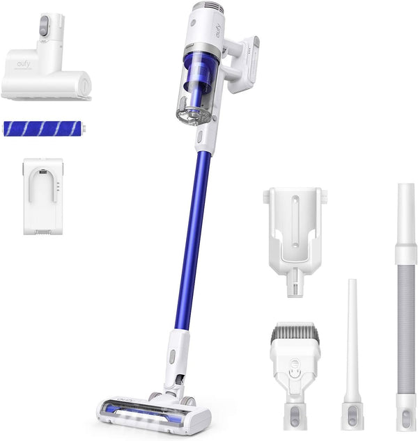 eufy by Anker HomeVac S11 Infinity, Cordless Stick Vacuum Cleaner - White/Blue Like New