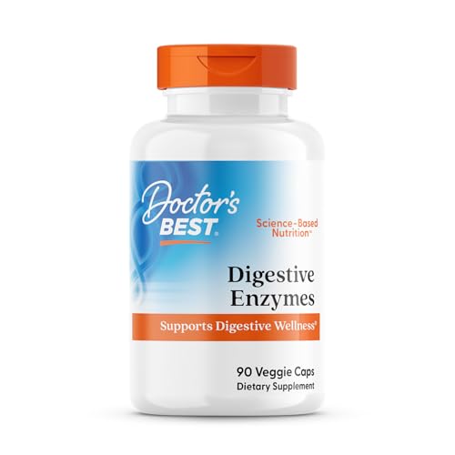 Doctors Best Digestive Enzymes,Supports Digestive Wellness 90 Veggie Caps - Brand New