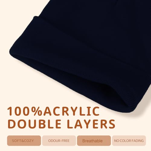 ZOORON Kids Beanie Boys Girls Beanies Children Winter Hats Children Knit Warm - Like New