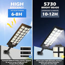 BRIGHTEVER SOLAR STREET LIGHTS OUTDOOR 32000LM 8500K WATERPROOF 2-PACK MESSAGE - Like New