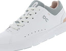 ON WOMEN'S THE ROGER ADVANTAGE SHOES, SIZE 8.5, WHITE/ROSE - Like New