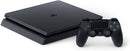 SONY PLAYSTATION PS4 SLIM 1TB GAME CONSOLE BLACK CUH-2215B Like New