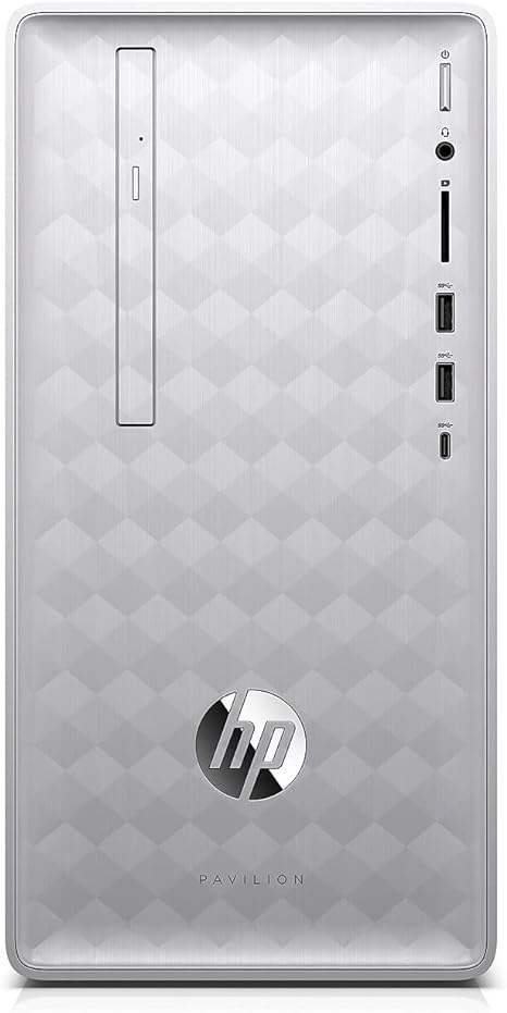 HP Pavilion Desktop i5-8400 8GB 16GB Optane 1TB HDD 590-P0050 - SILVER - Like New