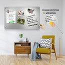 Bonary B001 2pack Magnetic Board,17.1"x11.8" Magnet Display,8833706 - Silver - Brand New