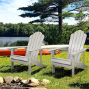 Patio Watcher Poly Lumber Classic Adirondack Chair Cup Holder Weather Grey - Like New