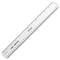 WESTCOTT ENGLISH AND METRIC SHATTERPROOF RULER, 12" - CLEAR - Brand New